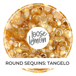 Round Sequins | Tangelo (Mixed Size)