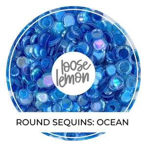 Round Sequins | Ocean (Mixed Size)
