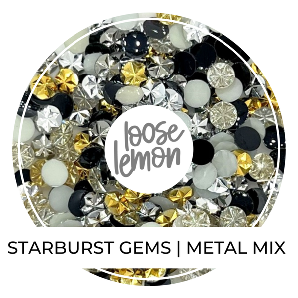 Starburst Gems  Ocean Mix - Loose Lemon Crafts