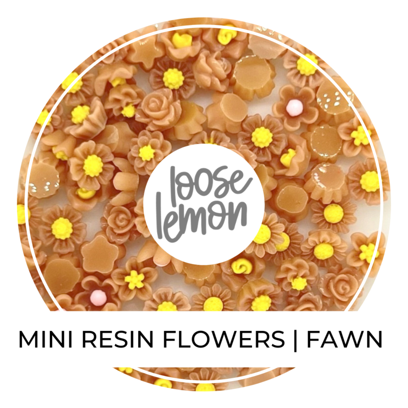 Mini Resin Flowers  | Fawn