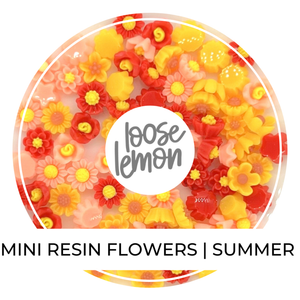 Mini Resin Flowers  | Summer Mix