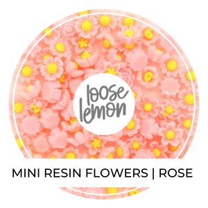 Mini Resin Flowers  | Rose