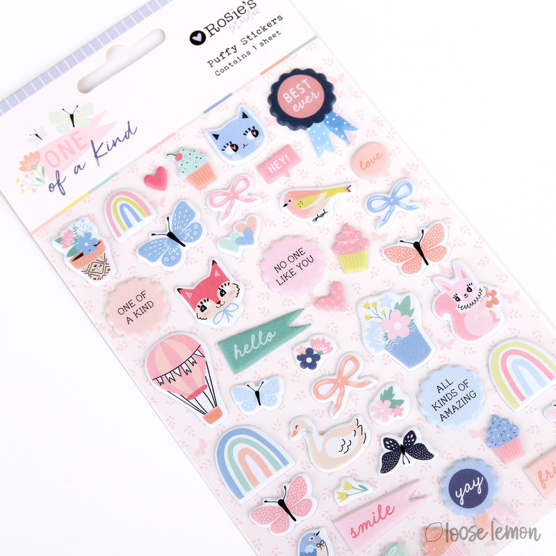 One Of A Kind | Puffy Stickers Motifs