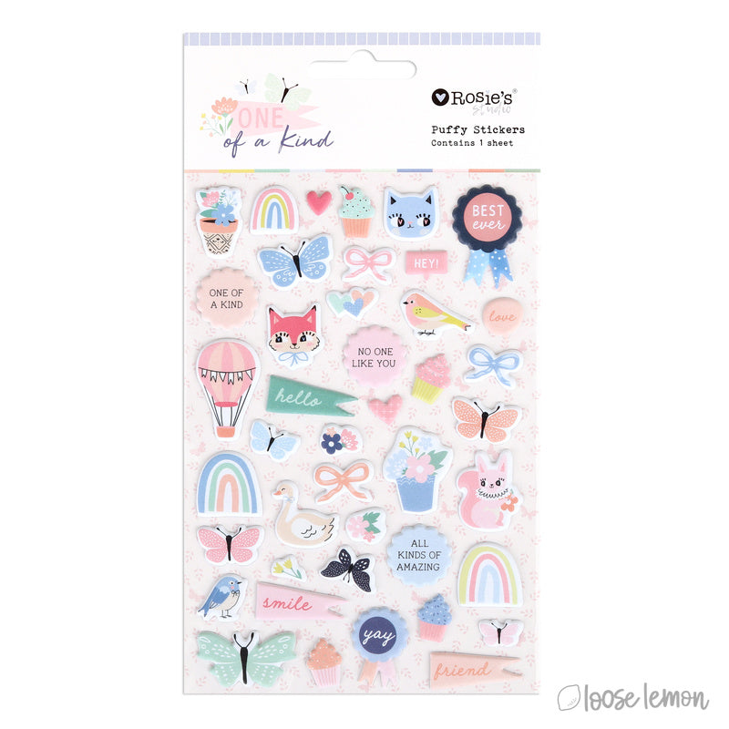 One Of A Kind | Puffy Stickers Motifs