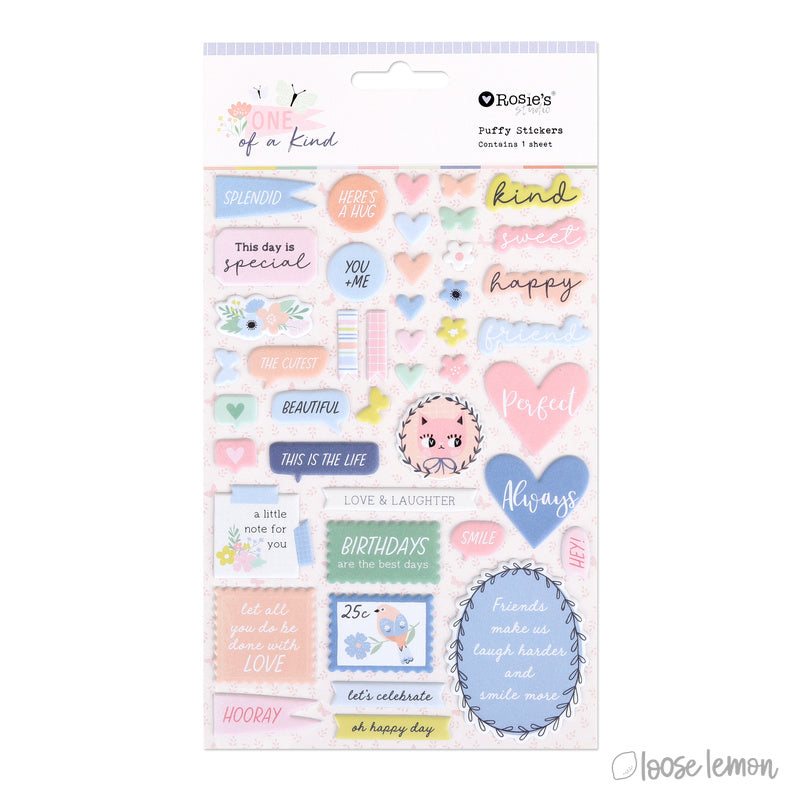 One Of A Kind | Puffy Stickers