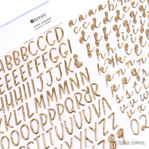 One Of A Kind | Puffy Alphabet (2 Sheets)