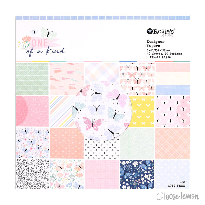 One Of A Kind |  6" X 6" Paper Pad ( 40 Sheets)