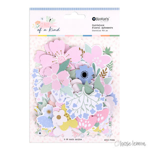 One Of A Kind | Cardstock Diecut Floral Ephemera (154 Pieces)