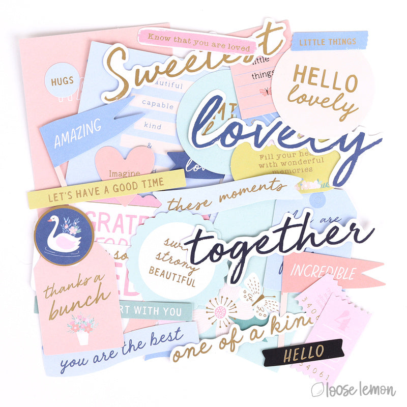One Of A Kind | Cardstock Diecut Sentiments (174 Pieces)