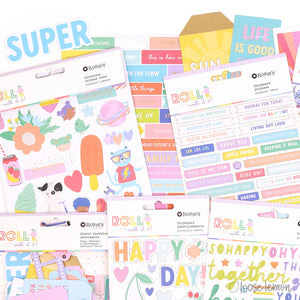 Roll With It | Puffy Sticker Sentiments