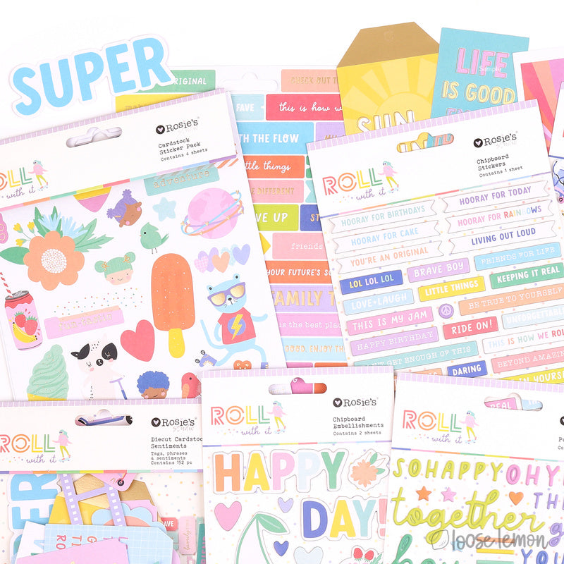 Roll With It | Puffy Rainbow Stickers