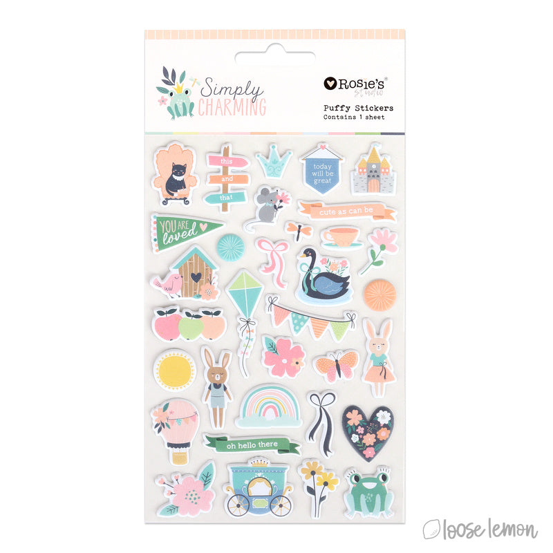 Simply Charming | Puffy Stickers Motifs