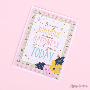 Simply Charming | Puffy Stickers Sentiments