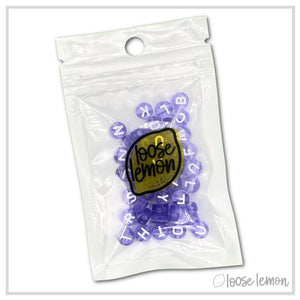 Letter Beads | Lilac