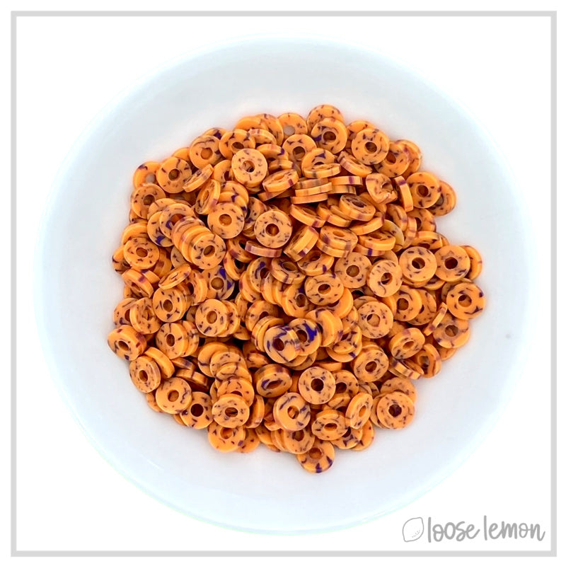 Flat Beads | Choc Orange