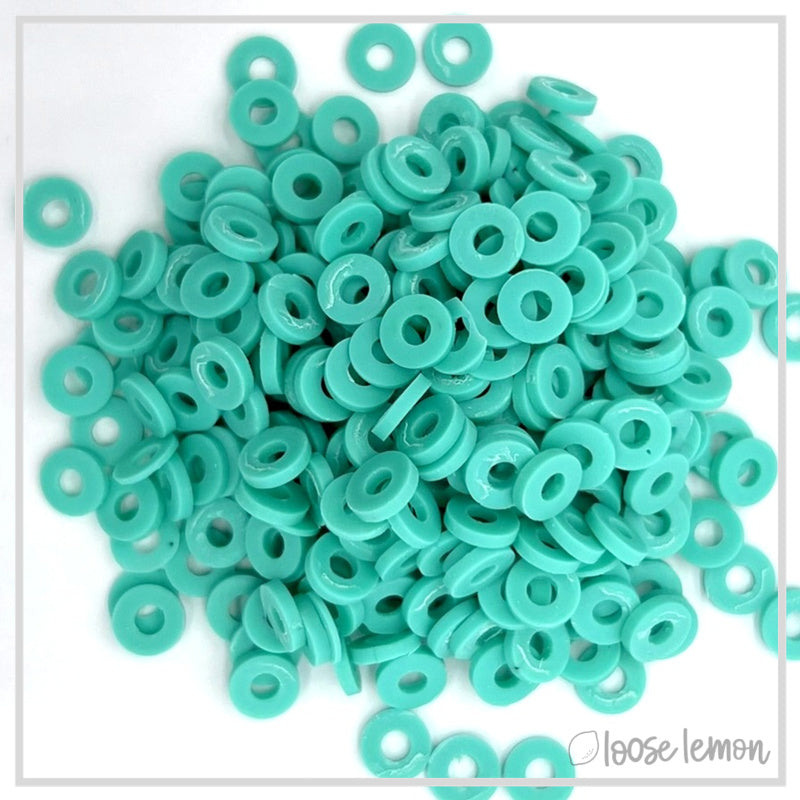 Flat Beads | Teal