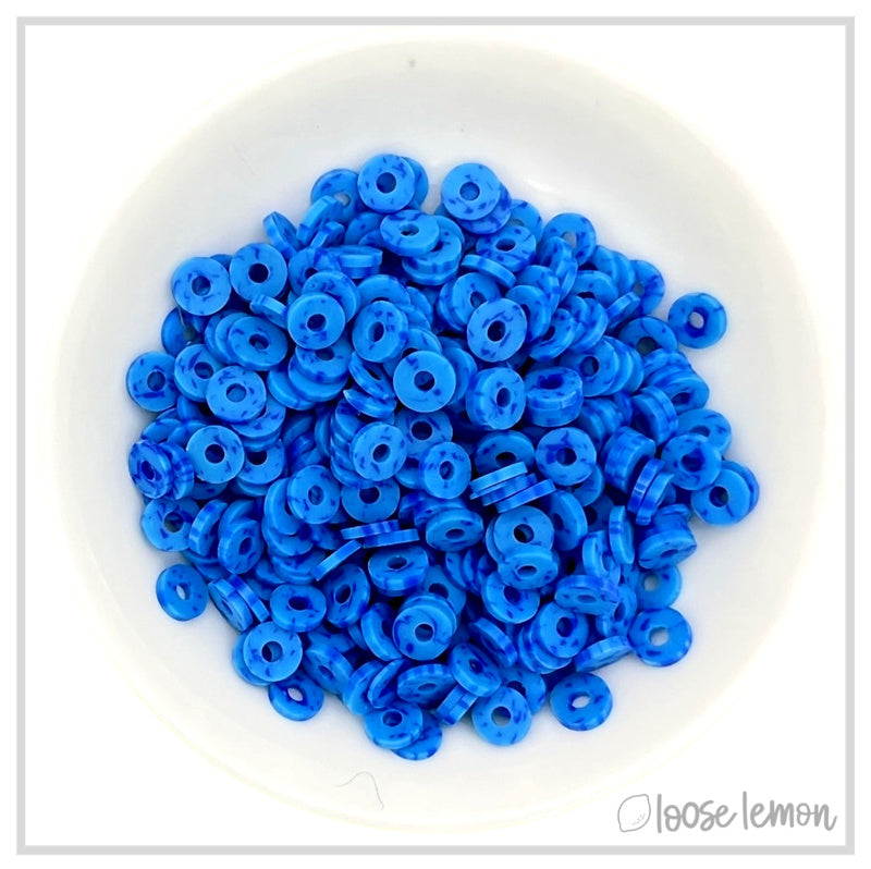 Flat Beads | All Blue Denim