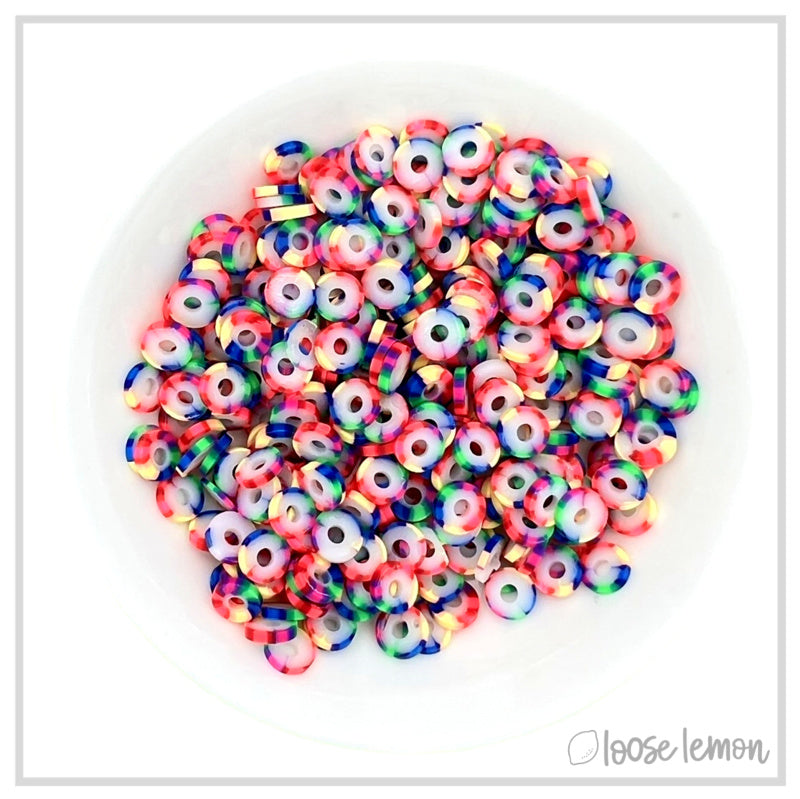 Flat Beads | Rainbow Candy