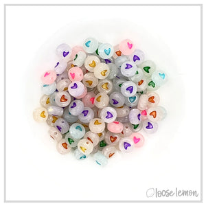 Letter Beads | Glow Hearts