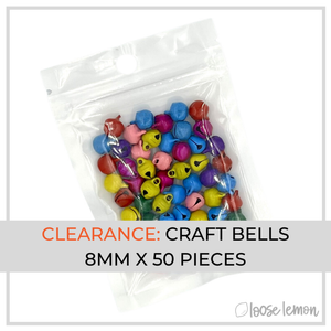 Clearance: Craft Bells (8Mm X 50)