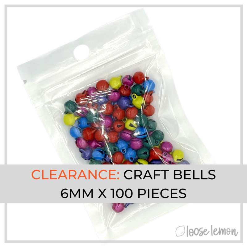 Clearance: Craft Bells (6Mm X 100)