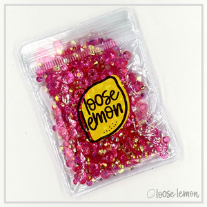 Clear Gems | Disco Pink