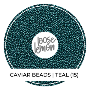 Caviar Beads | Teal (15)