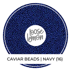 Caviar Beads | Navy (16)