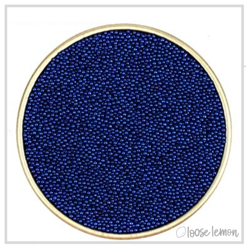 Caviar Beads | Navy (16)