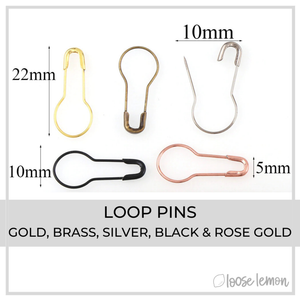 Loop Pins | Black