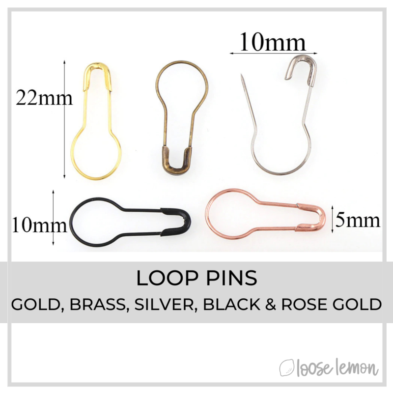 Loop Pins | Rose Gold