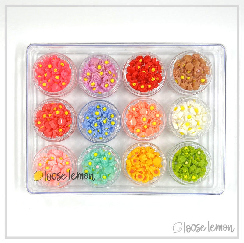 Mini Resin Flowers  | Mixed Box