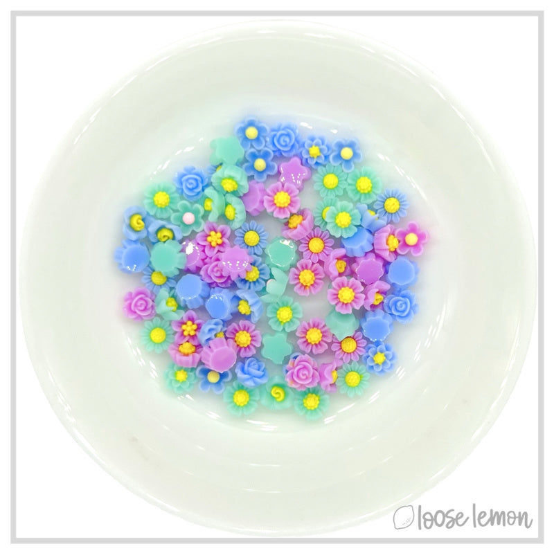 Mini Resin Flowers  | Winter Mix