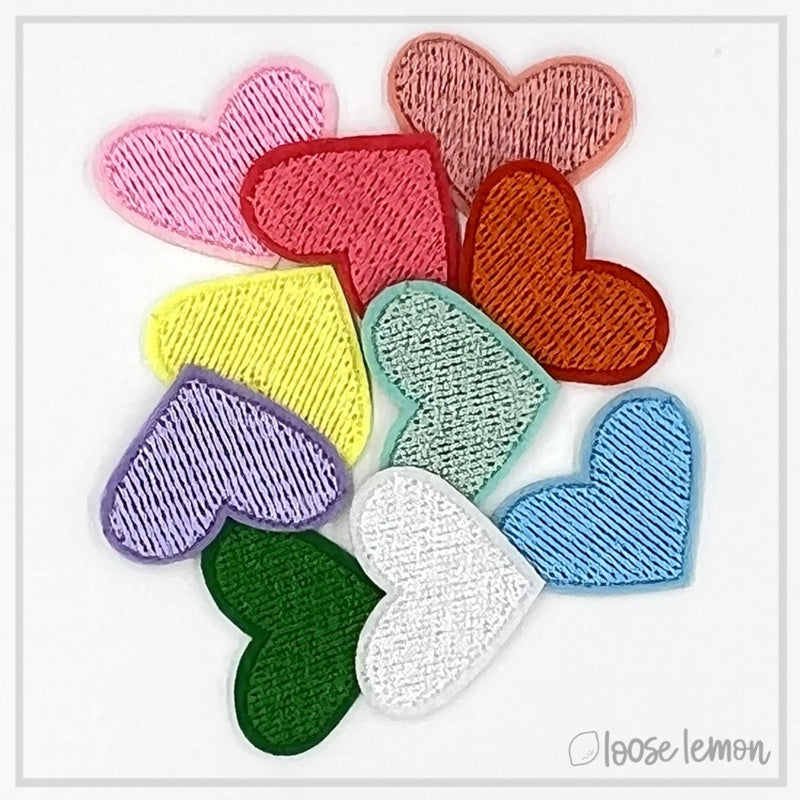 Heart Patches | Pastel Mix X 10