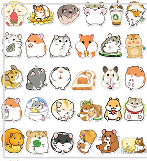50 Sticker Set | Squirrels