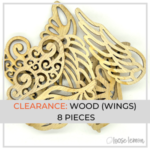 Clearance | Wood Wings (8 Pieces)