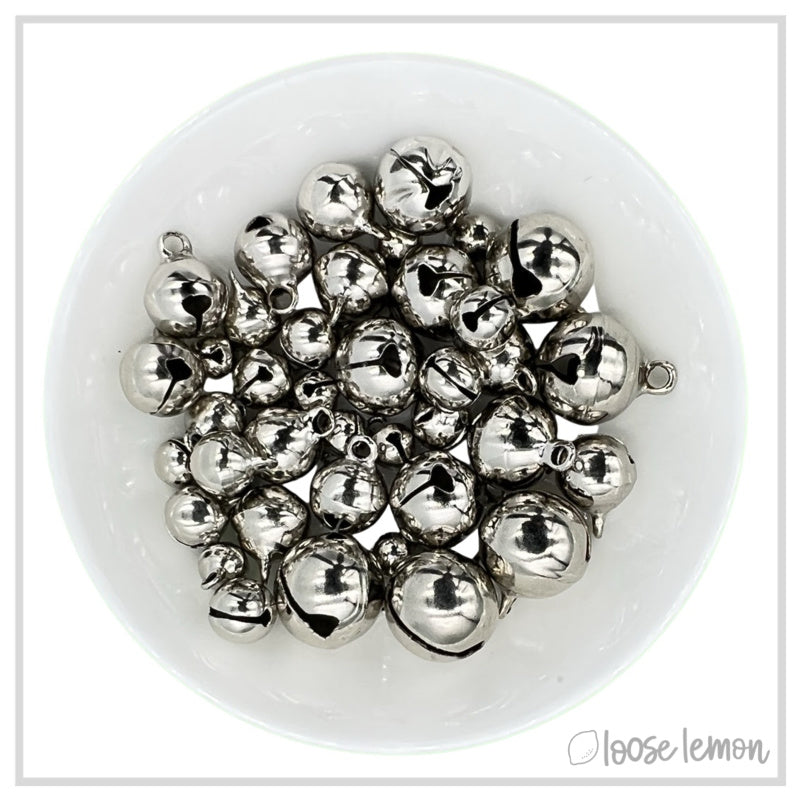 Mixed Size Bells | Dark Silver