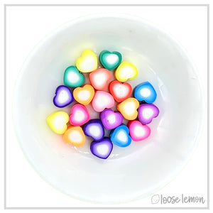 Feature Beads | Fade Hearts X 20
