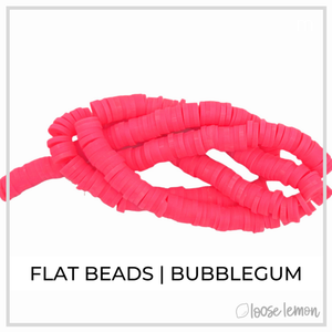 Flat Beads | Bubblegum