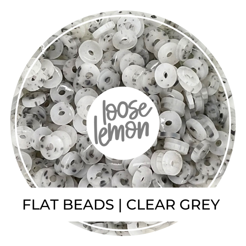 Clear deals flat beads