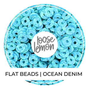 Flat Beads | Ocean Denim