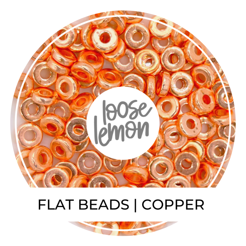 Flat Beads | Copper