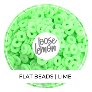 Flat Beads | Lime