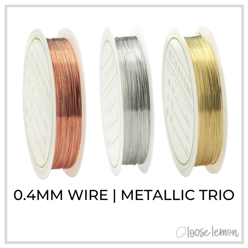 Craft Wire | Metallic Trio