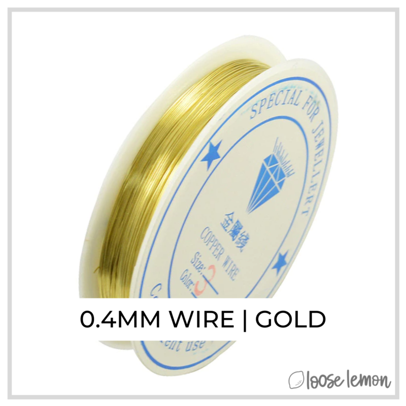 Craft Wire | Gold | 11M X 0.4Mm