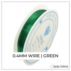 Craft Wire | Green | 7M X 0.4Mm
