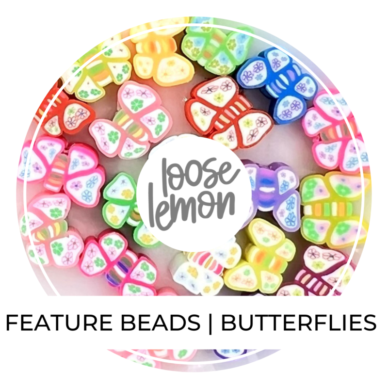 Feature Beads | Butterflies X 20