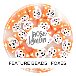 Feature Beads | Foxes X 20