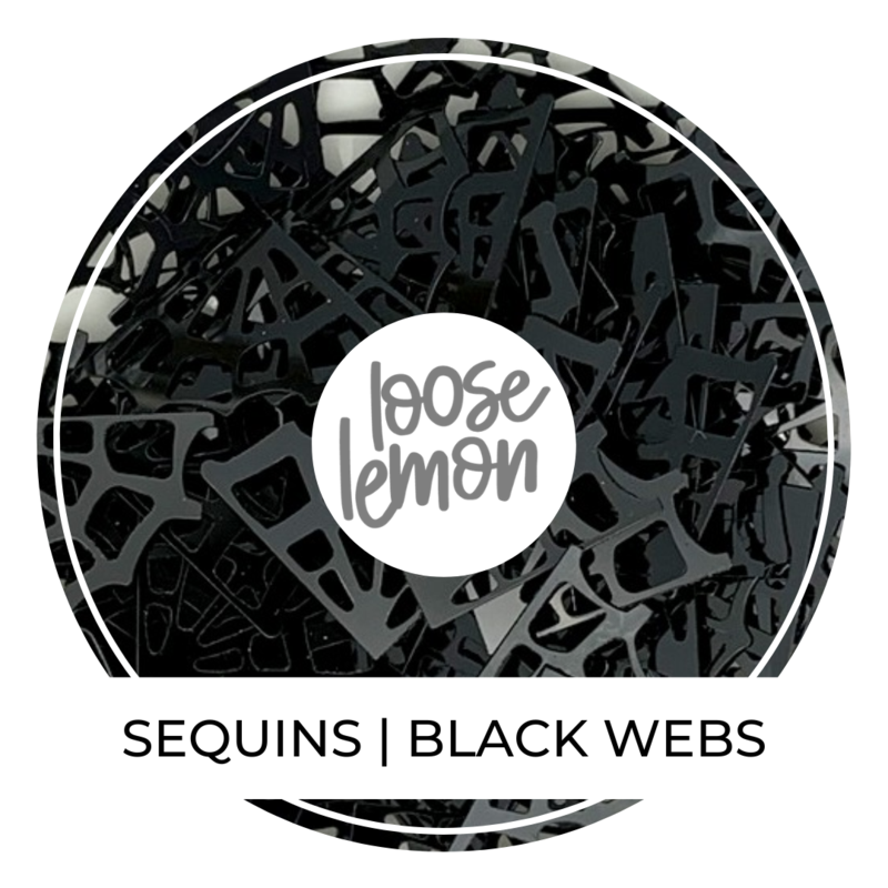 Sequins | Black Webs