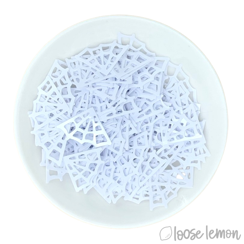 Sequins | White Webs